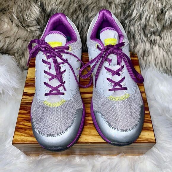 Vionic  Venture Womens Sneakers Size 8.5/39.5EU Purple Grey Lace Up Shoee - Picture 5 of 9